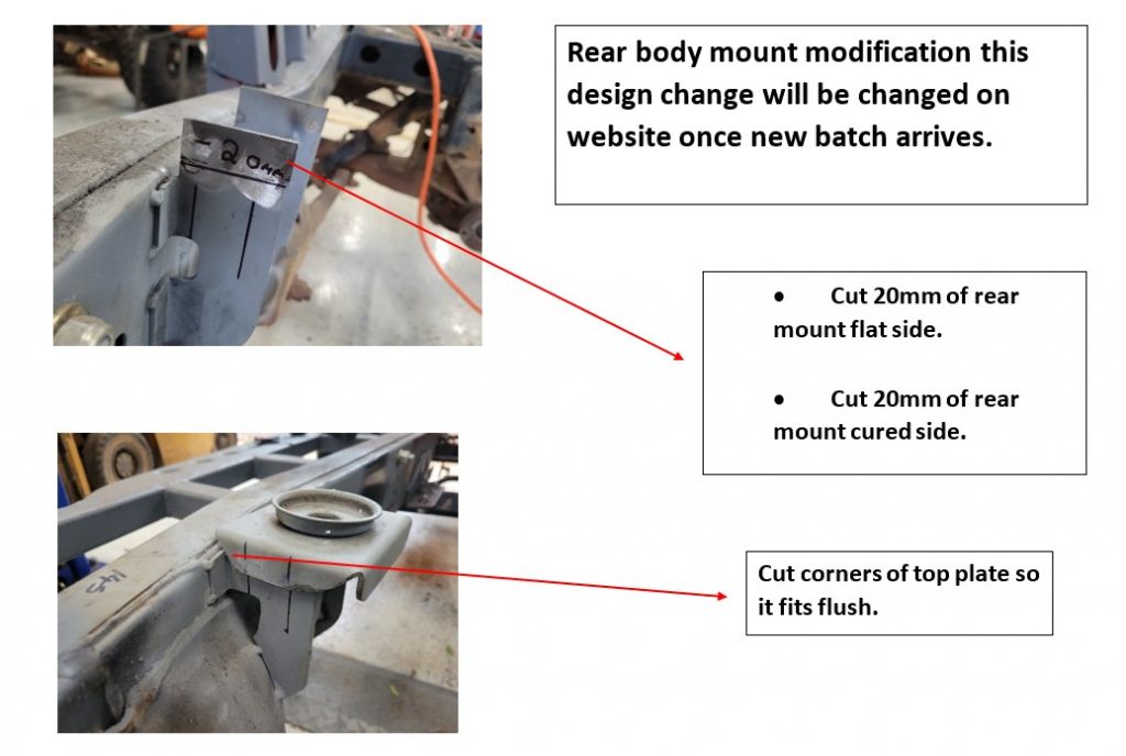Rear Body Mount Modification