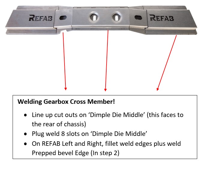 Welding Gearbox Cross Member