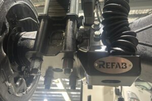 Alternative view of Isuzu NPS 4×4 Heavy Duty Rear Shock Mounts Bolt On