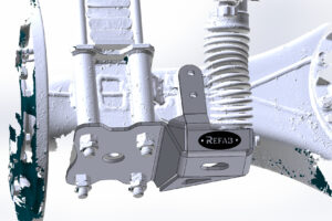 Isuzu NPS 4×4 Heavy Duty Rear Shock Mounts Bolt On