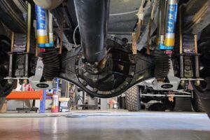 Isuzu NPS 4×4 Heavy Duty Rear Shock Mounts Bolt On - Image 3